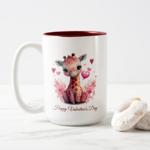 Taza Bicolor Feliz Día de San Valentín