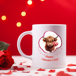 Taza Bicolor Feliz Día de San Valentín - Beso de novia