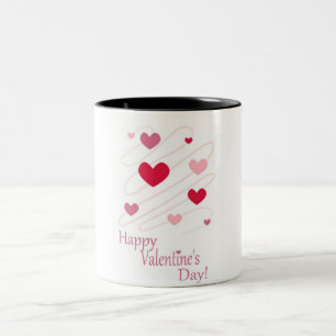 TAZA BICOLOR "FELIZ DÍA DE VALENTINA" OÍDOS