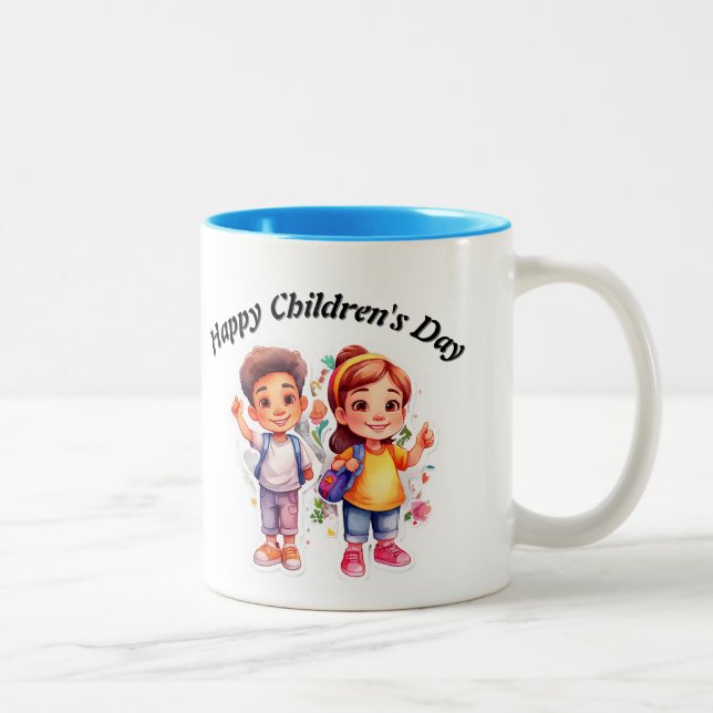 Taza Bicolor Feliz Día del Niño (Derecha)