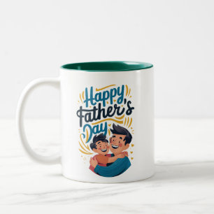 Taza Bicolor Feliz Día del Padre