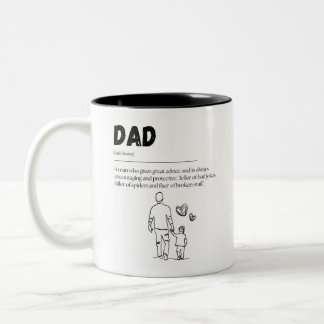 Taza Bicolor Feliz Día del Padre Mug