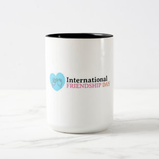 Taza Bicolor Feliz Día Internacional de la Amistad