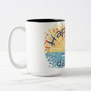 Taza Bicolor ¡Feliz Día Nuevo!