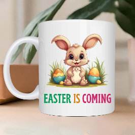 Taza Bicolor Feliz Eggster - Caza de Huevos de Pascua