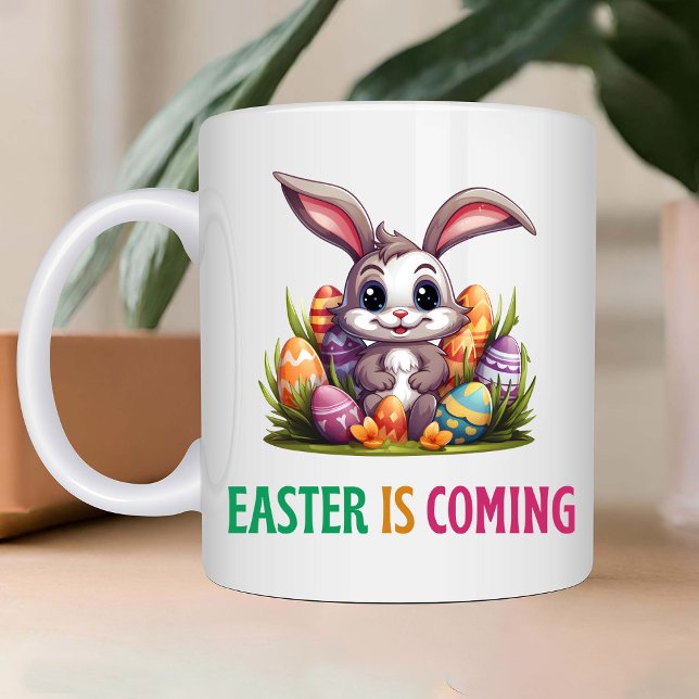 Taza Bicolor Feliz Eggster - ¡Feliz Pascua! (Subido por el creador)