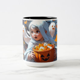 Taza Bicolor ¡Feliz fantasmada!