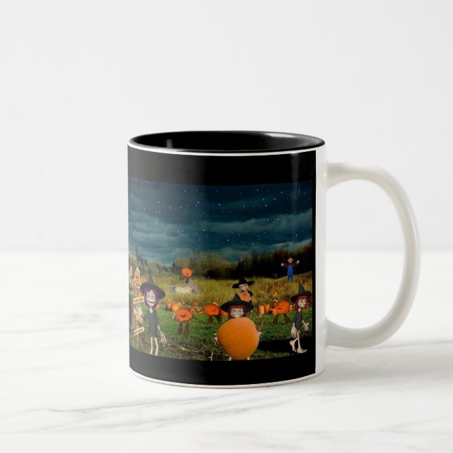 Taza Bicolor Feliz Halloween (Derecha)