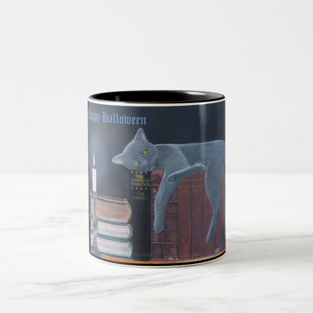 Taza Bicolor Feliz Halloween (Centro)
