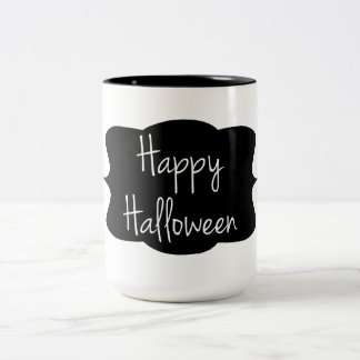 Taza Bicolor Feliz Halloween