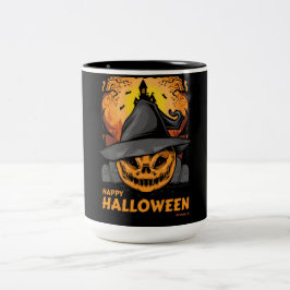Taza Bicolor Feliz Halloween Spookkin
