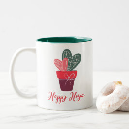 Taza Bicolor Feliz Hoya Love Hearts Romántico Día de San Valent