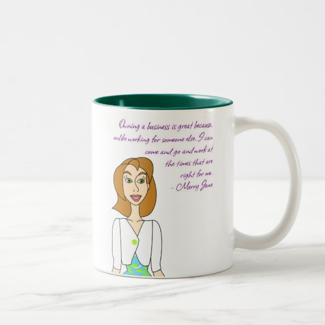 Taza Bicolor Feliz Jane (Derecha)