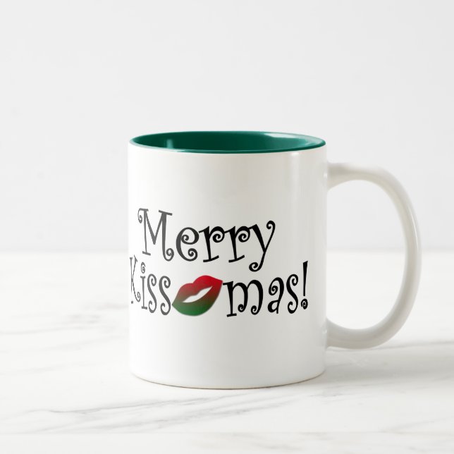 Taza Bicolor Feliz Kissmas (Derecha)