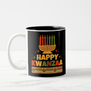 Taza Bicolor Feliz Kwanzaa
