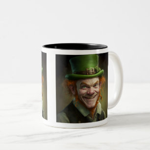 Taza Bicolor Feliz leprechaun 2-Tone Mug, 11 oz