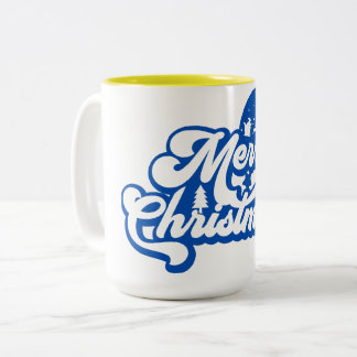 Taza Bicolor Feliz Navidad