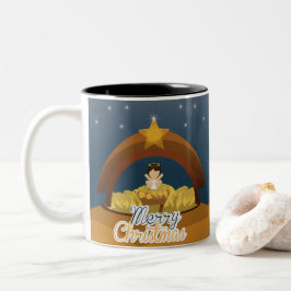 Taza Bicolor Feliz Navidad
