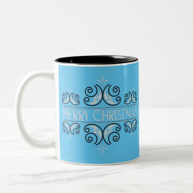 Taza Bicolor Feliz Navidad (Izquierda)