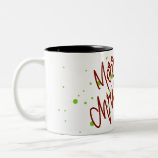 Taza Bicolor Feliz navidad