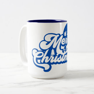 Taza Bicolor Feliz Navidad