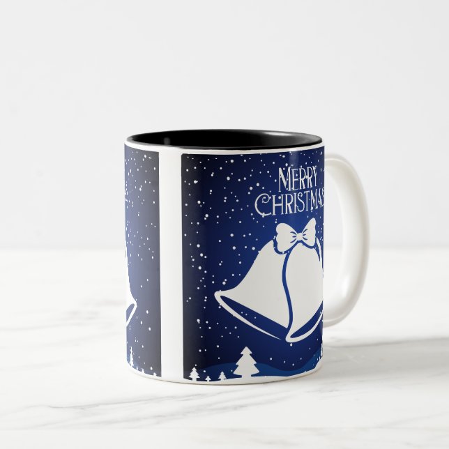 Taza Bicolor Feliz Navidad (Anverso derecho)