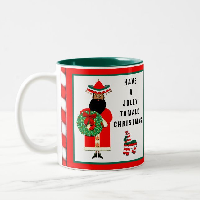 Taza Bicolor Feliz Navidad (Izquierda)