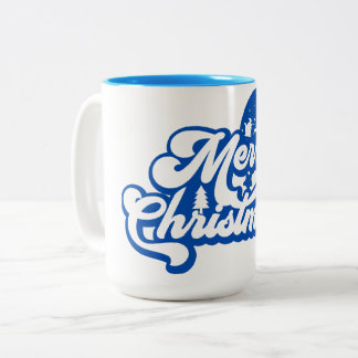 Taza Bicolor Feliz Navidad