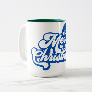Taza Bicolor Feliz Navidad