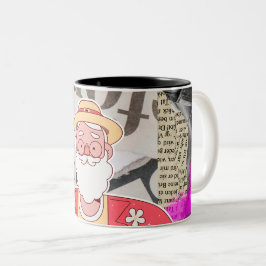 Taza Bicolor Feliz Navidad 2024