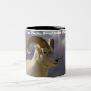Taza Bicolor Feliz Navidad Abuelo Cazador Recolector