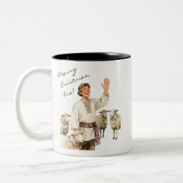 Taza Bicolor Feliz Navidad, Bre!- Diaspora Rumana de Vacaciones