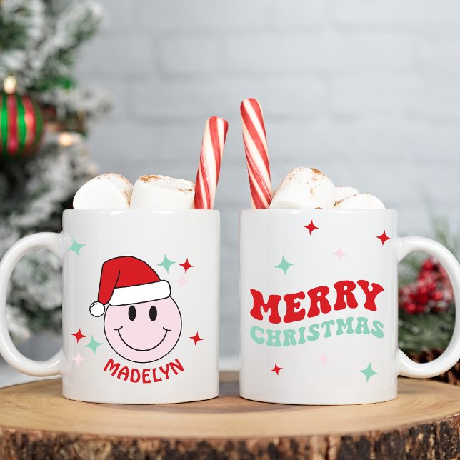 Taza Bicolor Feliz Navidad Feliz Cara Personalizada (Subido por el creador)