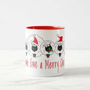 Taza Bicolor Feliz Navidad Kiwi Style