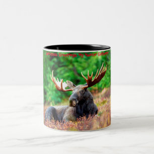 Taza Bicolor Feliz Navidad mi Cazador Recolector