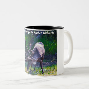 Taza Bicolor Feliz Navidad mi Cazador Recolector