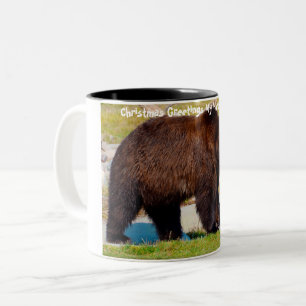 Taza Bicolor Feliz Navidad Mi Cazador Recolector
