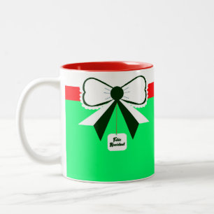 Taza Bicolor Feliz Navidad Mug