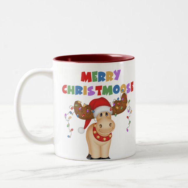 Taza Bicolor Feliz Navidad Navidades (Izquierda)
