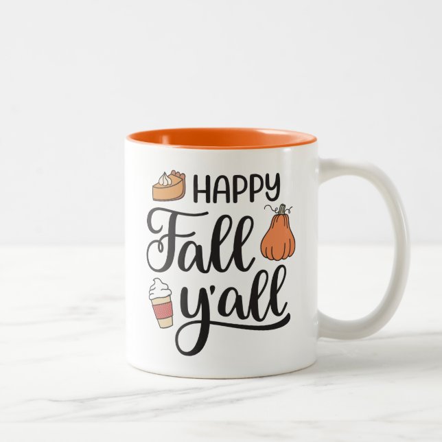 Taza Bicolor Feliz otoño (Derecha)