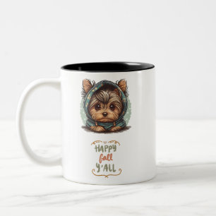 Taza Bicolor Feliz Otoño Para Todos Sudadera con Capucha para Y