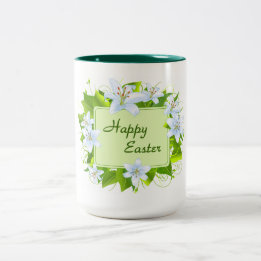 Taza Bicolor Feliz Pascua