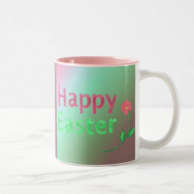 Taza Bicolor Feliz Pascua (Derecha)