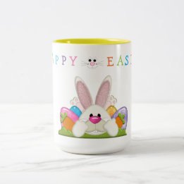 Taza Bicolor Feliz Pascua