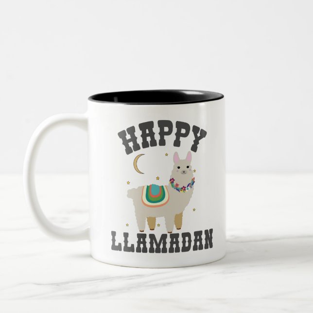 Taza Bicolor Feliz regalo de la montaña de Ramadán (Izquierda)