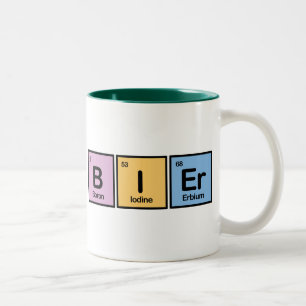 Taza Bicolor Féretro hecha de elementos