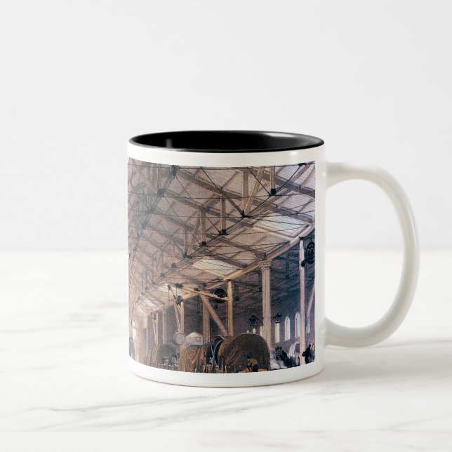 Taza Bicolor Ferrocarril de Great Western: Carga vertida en (Derecha)
