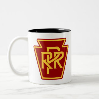 Taza Bicolor Ferrocarril de Pennsylvania