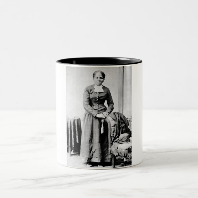 Taza Bicolor Ferrocarril Subterráneo Harriet Tubman Conductor (Centro)