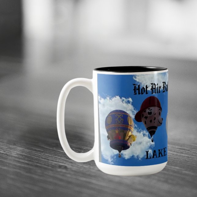 Taza Bicolor Festival de globos aerostáticos 2024 (Annual Hot Air Balloon Festival 2024 in Lake Havasu, Az.)